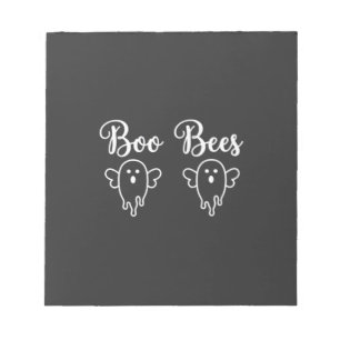 Boo Bienen Halloween-Geister-Design Notizblock