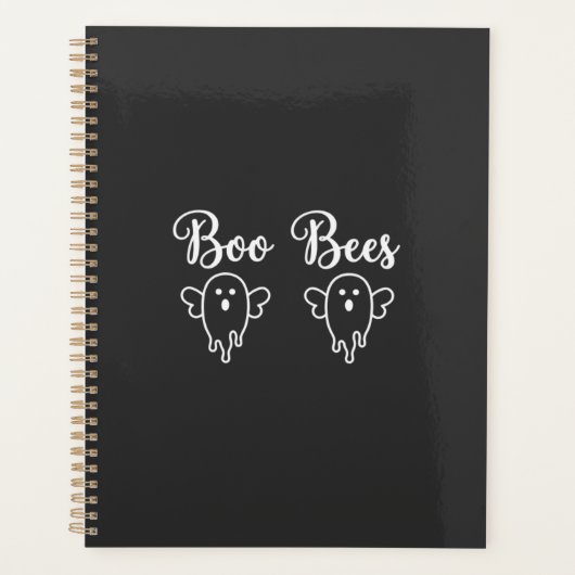 Boo Bienen Halloween-Geisterdesign Planer (Vorderseite)