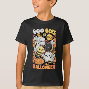 Boo Bienen Halloween – Süße Geisterbienen und Kürb T-Shirt