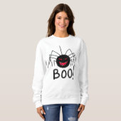 Boo! Big Black Spirit Halloween Sweatshirt (Vorne ganz)