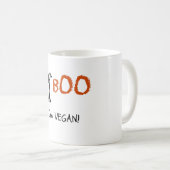 Boo bin ich vegan! kaffeetasse (VorderseiteRechts)