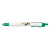 Boo Black Cat, Beängstigendes Pumpkin Coffee Hallo Kugelschreiber (Unterseite)