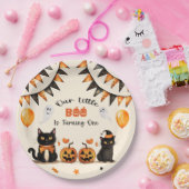 Boo Black Cat Halloween-Party macht sich eins Pappteller (Party)