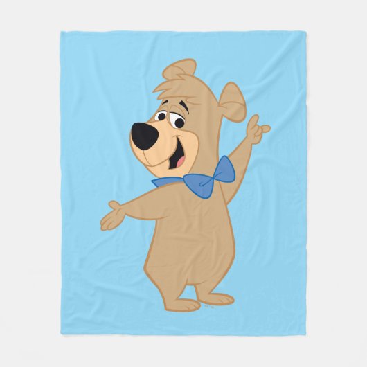 Boo-Boo-Bären-Arme breit Fleecedecke (Vorderseite)