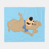 Boo-Boo-Bären-Arme breit Fleecedecke (Vorderseite (Horizontal))