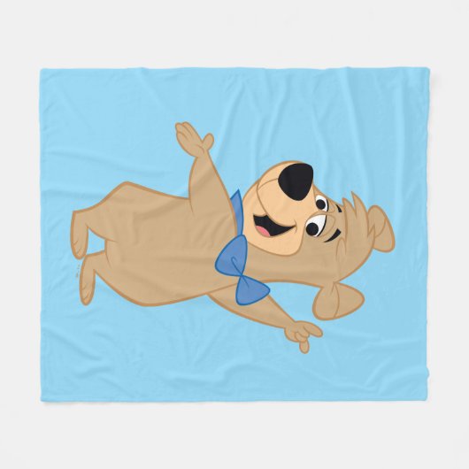 Boo-Boo-Bären-Arme breit Fleecedecke (Vorderseite (Horizontal))