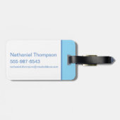 Boo-Boo-Bären-Arme breit Gepäckanhänger (Rückseite horizontal)