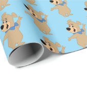 Boo-Boo-Bären-Arme breit Geschenkpapier (Rolleneckpunkt)