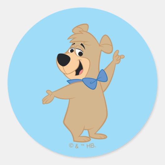 Boo-Boo-Bären-Arme breit Runder Aufkleber (Vorderseite)