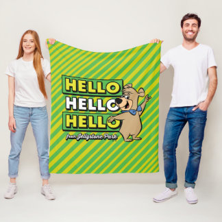 Boo-Boo Bear Hallo Hallo Hallo Von Jellystone Fleecedecke