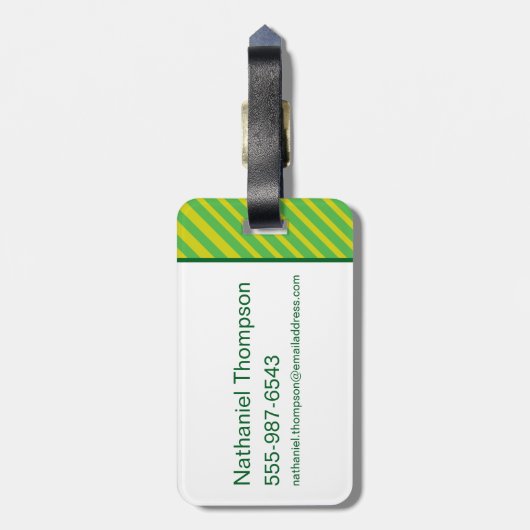 Boo-Boo Bear Hallo Hallo Hallo Von Jellystone Gepäckanhänger (Rückseite vertikal)