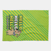 Boo-Boo Bear Hallo Hallo Hallo Von Jellystone Geschirrtuch (Horizontal)