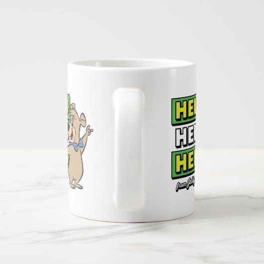 Boo-Boo Bear Hallo Hallo Hallo Von Jellystone Jumbo-Tasse (Rückseite)