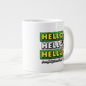 Boo-Boo Bear Hallo Hallo Hallo Von Jellystone Jumbo-Tasse (Vorderseite Rechts)