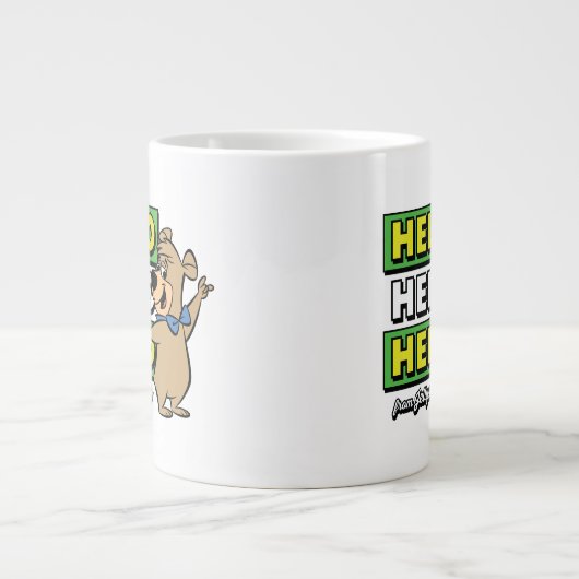 Boo-Boo Bear Hallo Hallo Hallo Von Jellystone Jumbo-Tasse (Vorderseite)