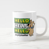 Boo-Boo Bear Hallo Hallo Hallo Von Jellystone Jumbo-Tasse (Rechts)