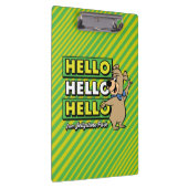 Boo-Boo Bear Hallo Hallo Hallo Von Jellystone Klemmbrett (Rechts)