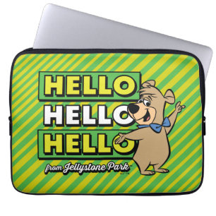 Boo-Boo Bear Hallo Hallo Hallo Von Jellystone Laptopschutzhülle