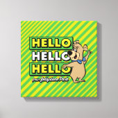 Boo-Boo Bear Hallo Hallo Hallo Von Jellystone Leinwanddruck (Vorderseite)