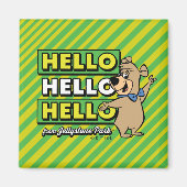Boo-Boo Bear Hallo Hallo Hallo Von Jellystone Magnet (Vorne)