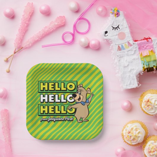 Boo-Boo Bear Hallo Hallo Hallo Von Jellystone Pappteller (Party)