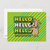 Boo-Boo Bear Hallo Hallo Hallo Von Jellystone Postkarte (Vorne/Hinten)