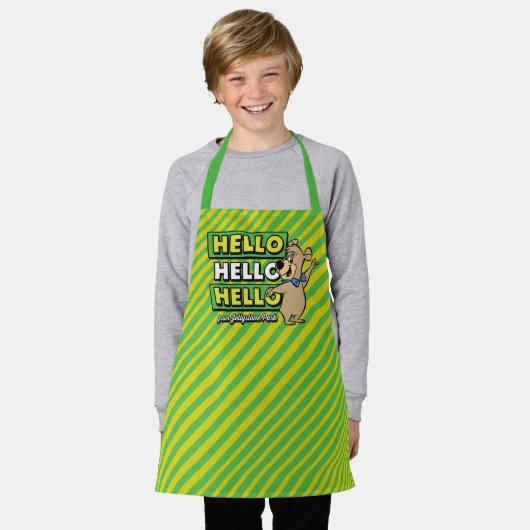 Boo-Boo Bear Hallo Hallo Hallo Von Jellystone Schürze (Getragen)