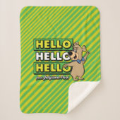 Boo-Boo Bear Hallo Hallo Hallo Von Jellystone Sherpadecke (Vorderseite)
