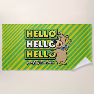 Boo-Boo Bear Hallo Hallo Hallo Von Jellystone Strandtuch