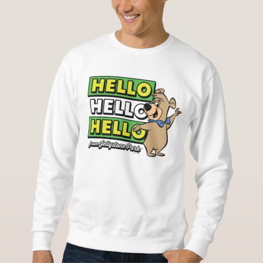 Boo-Boo Bear Hallo Hallo Hallo Von Jellystone Sweatshirt (Vorderseite)