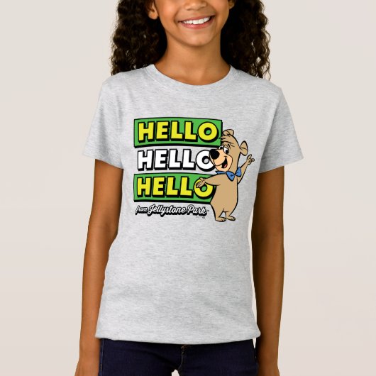 Boo-Boo Bear Hallo Hallo Hallo Von Jellystone T-Shirt (Vorderseite)