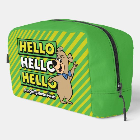 Boo-Boo Bear Hallo Hallo Hallo Von Jellystone Waschbeutel (Rechte Ecke)