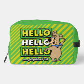 Boo-Boo Bear Hallo Hallo Hallo Von Jellystone Waschbeutel (Rückseite)