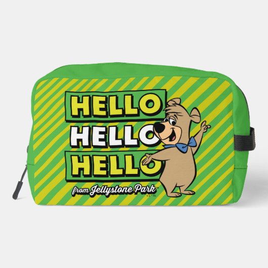Boo-Boo Bear Hallo Hallo Hallo Von Jellystone Waschbeutel (Rückseite)