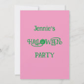 BOO BOO BOO Vibes Halloween-Party Einladung (Rückseite)