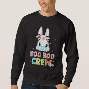 Boo Boo Crew Bunny Nurse Osterhasen Kaninchenmaske Sweatshirt