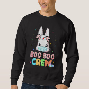 Boo Boo Crew Bunny Nurse Osterhasen Kaninchenmaske Sweatshirt