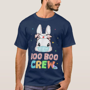 Boo Boo Crew Bunny Nurse Osterhasen Kaninchenmaske T-Shirt