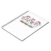 Boo Boo Crew Christmas, Ghost Nurse Oversized T-Sh Notizblock (Linke Seite)