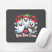 Boo-boo Crew Christmas Ghost Santa Hat Halloween H Mousepad (Mit Mouse)