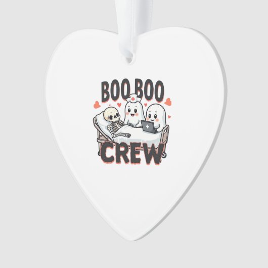 Boo Boo Crew Cute Halloween Nurse Ghosts Essential Ornament (Vorderseite)
