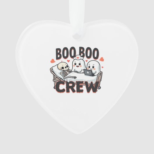Boo Boo Crew Cute Halloween Nurse Ghosts Essential Ornament (Vorderseite)