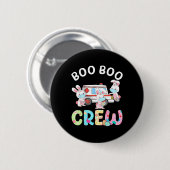 Boo Boo Crew Fun Bunny Ems Emt Paramedic Nurse Eas Button (Vorne & Hinten)