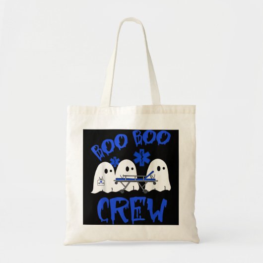 Boo Boo Crew Funny Ghost EMS EMT Paramedic Nurse H Tragetasche (Vorne)