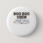 Boo Boo Crew � Funny Halloween Nurse Ghosts Medica Button (Vorderseite)