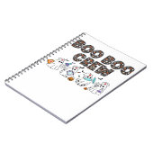 Boo Boo Crew � Funny Halloween Nurse Ghosts Medica Notizblock (Linke Seite)