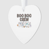 Boo Boo Crew � Funny Halloween Nurse Ghosts Medica Ornament (Vorderseite)