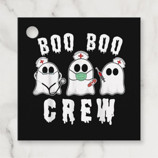 Boo Boo Crew Funny Nurse Ghost Costume Halloween Geschenkanhänger (Vorderseite)