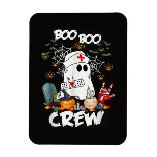 Boo Boo Crew Geist Krankenschwester Halloween Grus Magnet