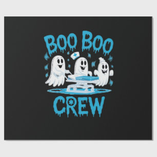 Boo Boo Crew Geist Paramedic Krankenschwester Hall Geschenkpapier